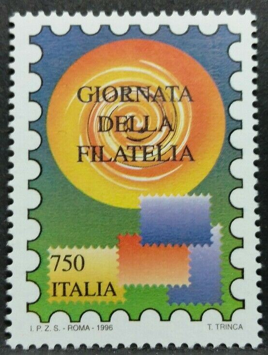 1996 ITALIA GIORNATA DELLA FILATELIA MNH** RI