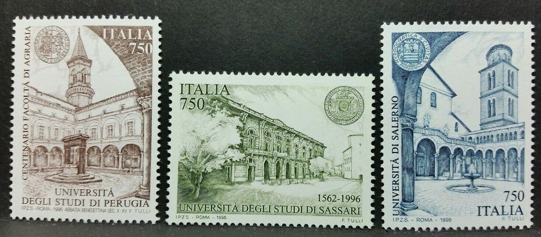 1996 ITALIA UNIVERSITÀ MNH** RI