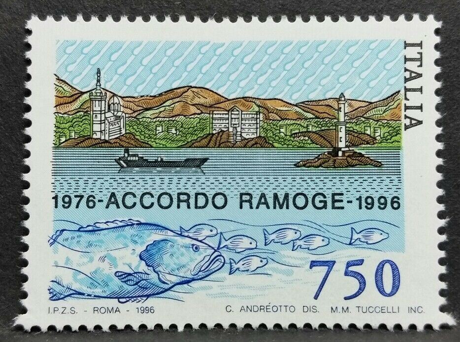 1996 ITALIA ACCORDO RA.MO.GE MNH** RI