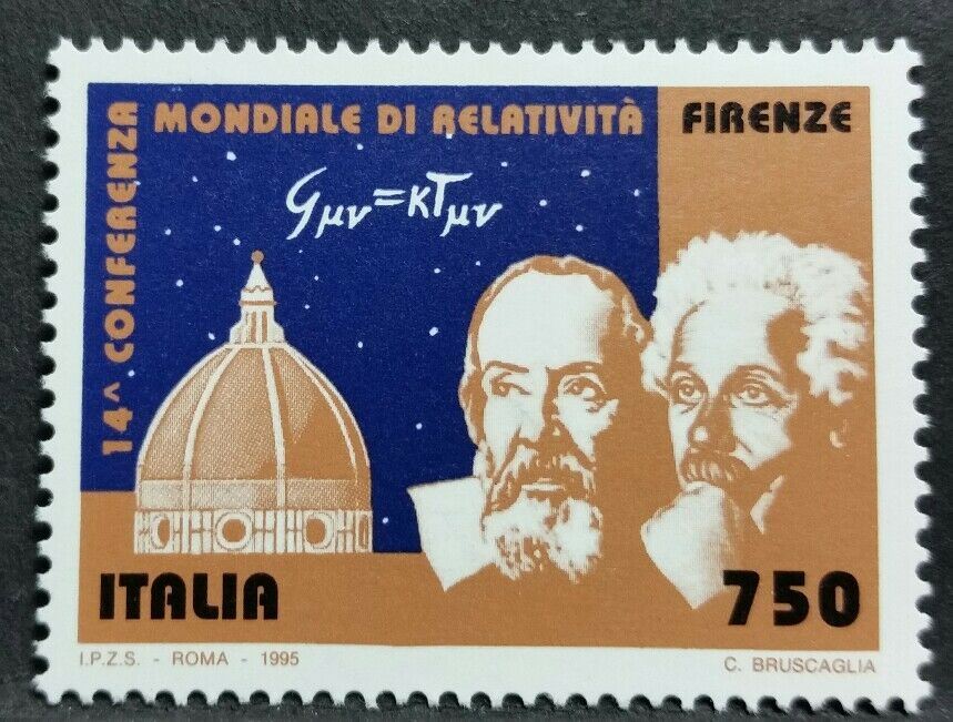 1995 ITALIA CONFERENZA MONDIALE DI RELATIVITÀ MNH** RI