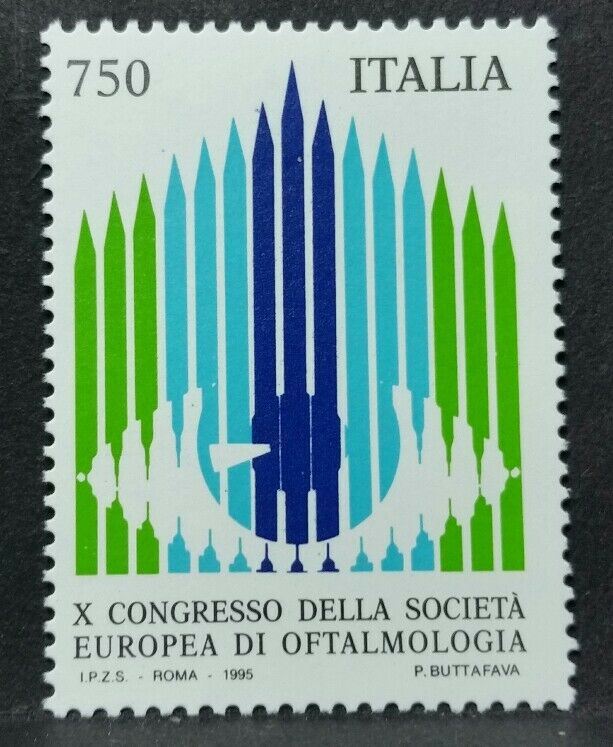 1995 ITALIA X CONGRESSO SOCIETÀ EUROPEA OFTALMOLOGIA MNH** RI