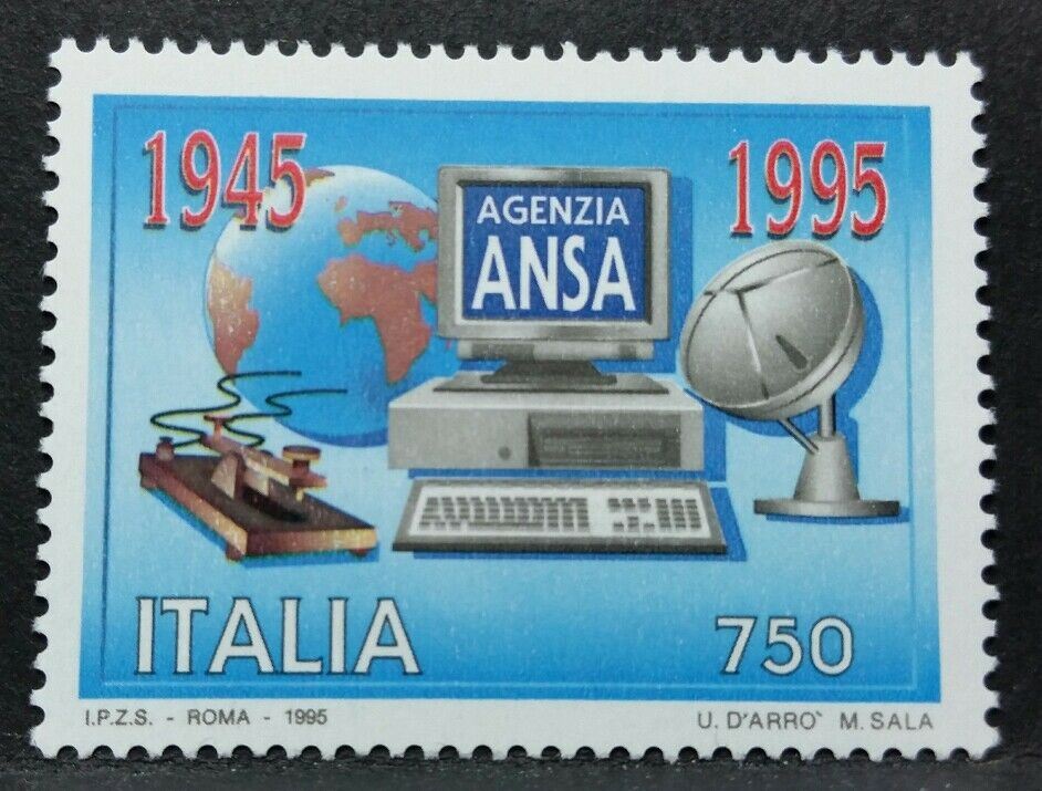 1995 ITALIA AGENZIA ANSA MNH** RI