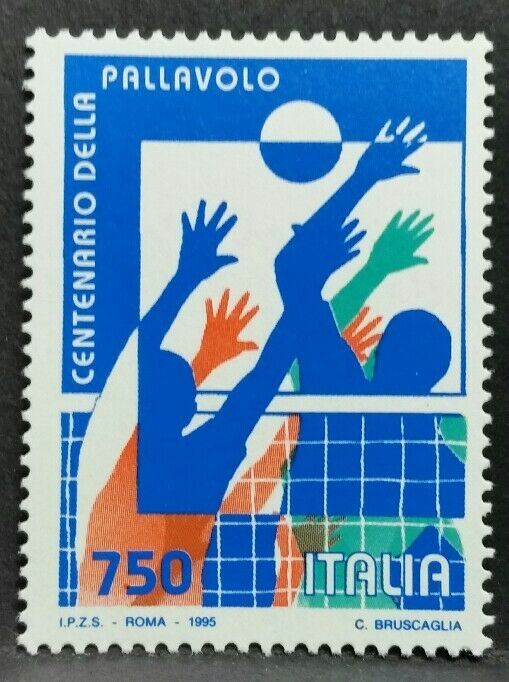 1995 ITALIA CENTENARIO PALLAVOLO MNH** RI