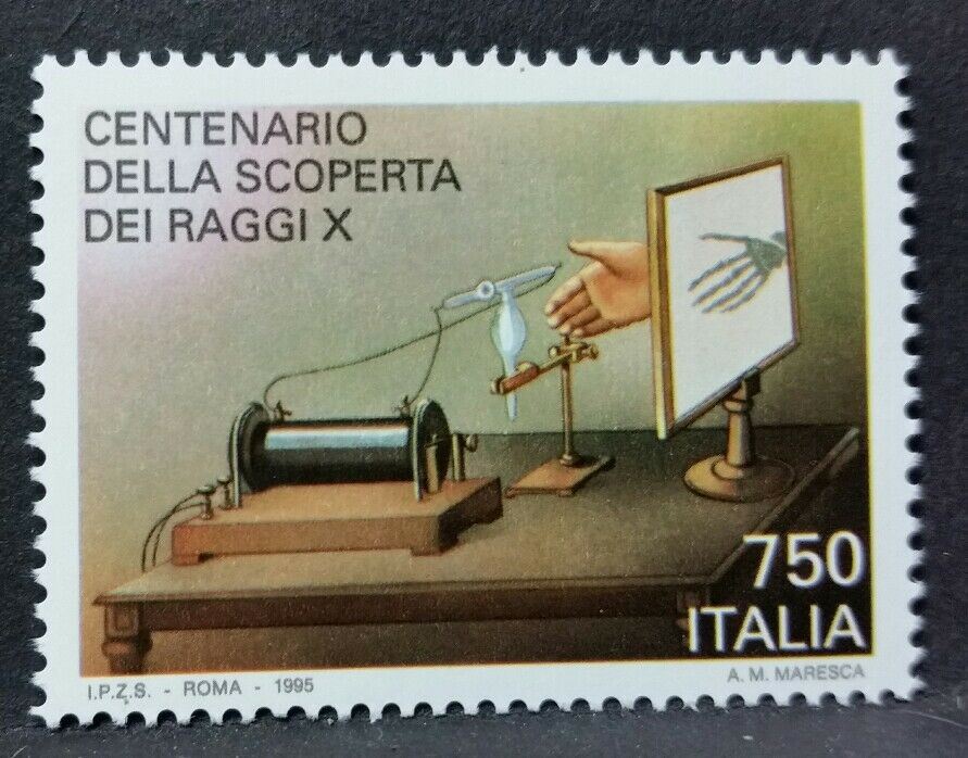 1995 ITALIA  CENTENARIO SCOPERTA DEI RAGGI X MNH** RI