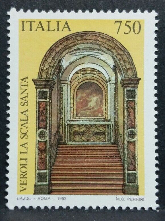 1993 ITALIA SCALA SANTA VEROLI MNH** RI