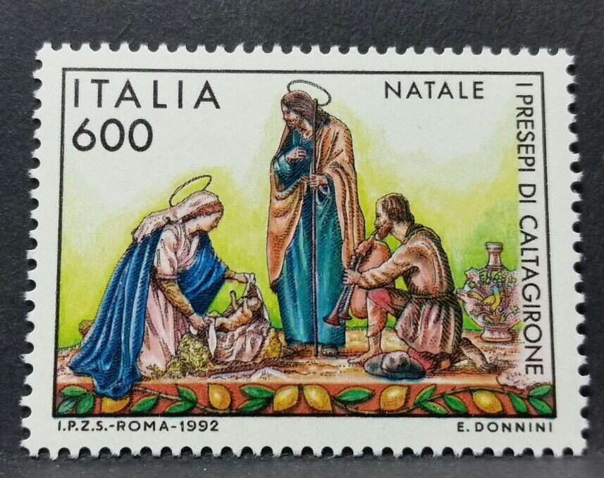 1992 ITALIA NATALE MNH** RI