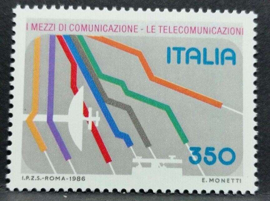 1986 ITALIA MEZZI DI COMUNICAZIONE MNH** RI