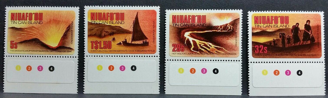 1983 NIUAFO'OU VULCANI MNH** RF03