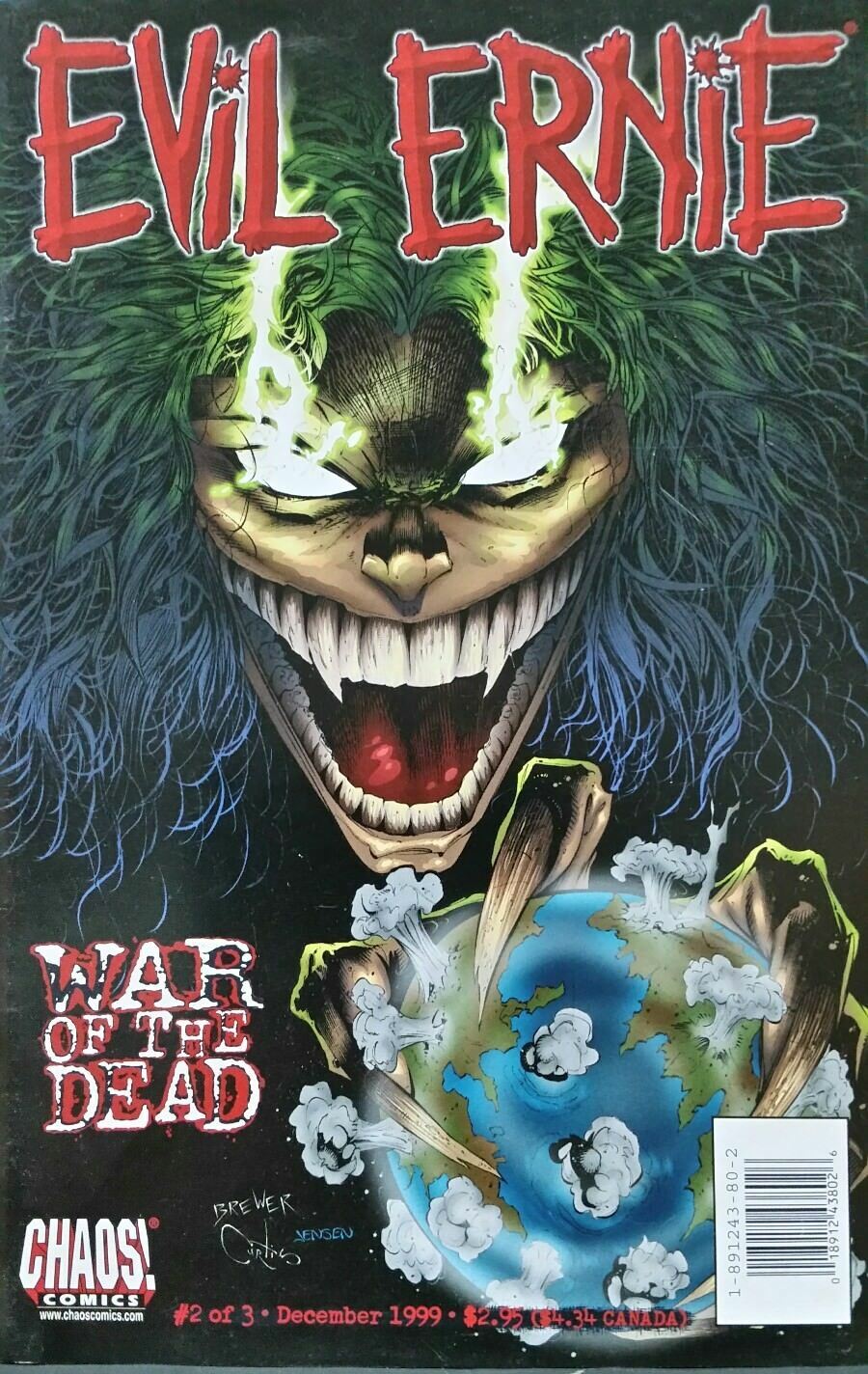 EVIL ERNIE WAR OF THE DEAD 2of3 CHAOS COMICS