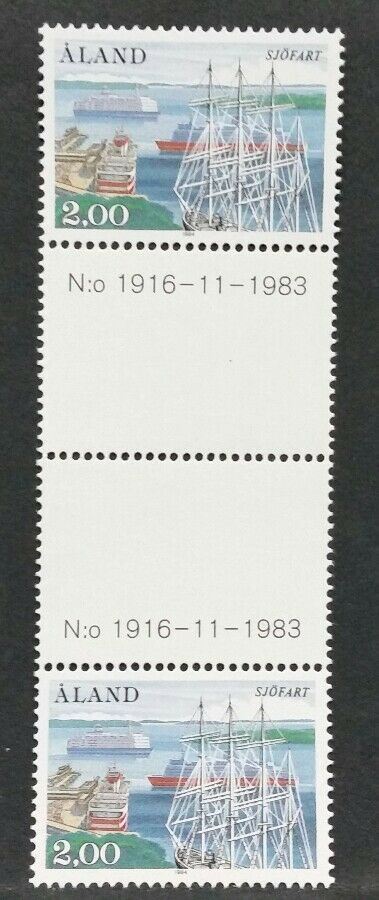 1984 ALAND PORTO DI MARIEHAMN MNH** RF03
