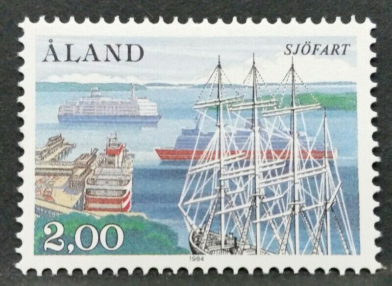 1984 ALAND PORTO DI MARIEHAMN MNH** RF03
