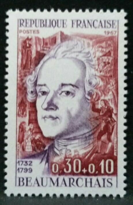 1967 FRANCIA BEAUMARCHAIS MNH** RF03