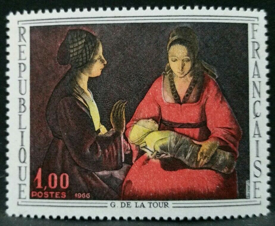 1966 FRANCIA DE LA TOUR MNH** RF03