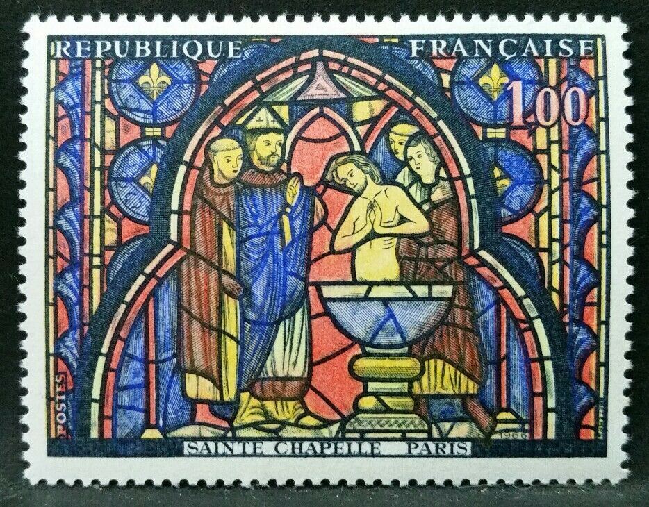 1966 FRANCIA SAINT CHAPELLE MNH** RF03