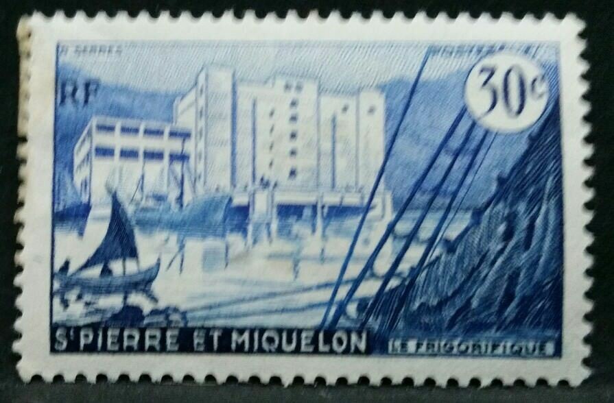 1967 FRANCIA S.PIERRE ET MIQUELON MH* RF03