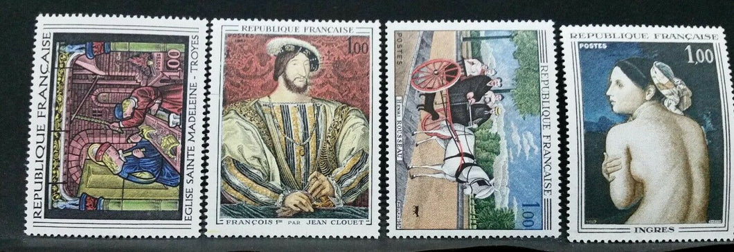 1967 FRANCIA ARTE 4V MNH** RF03