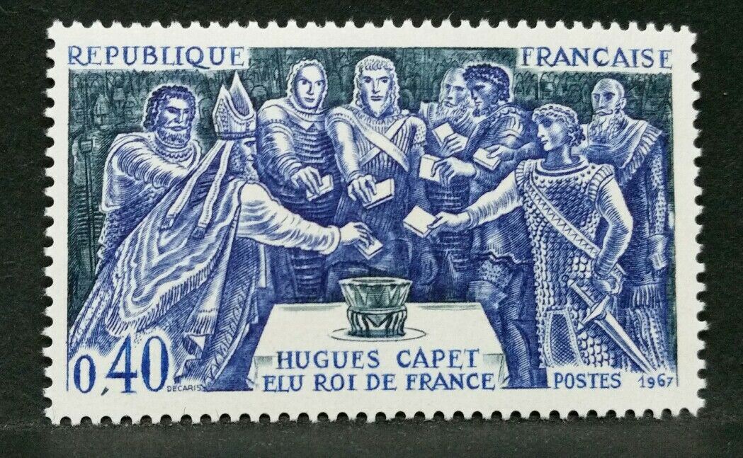 1967 FRANCIA HUGUES CAPET MNH** RF03