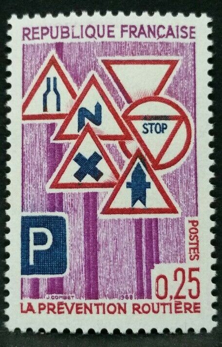 1968 FRANCIA SICUREZZA  STRADALE MNH ** RF03
