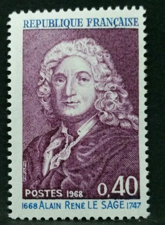 1968 FRANCIA A. RENE LE SAGE MNH ** RF03