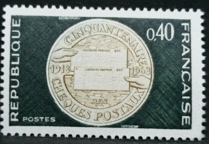 1968 FRANCIA CONTI CORRENTI POSTALI MNH ** RF03