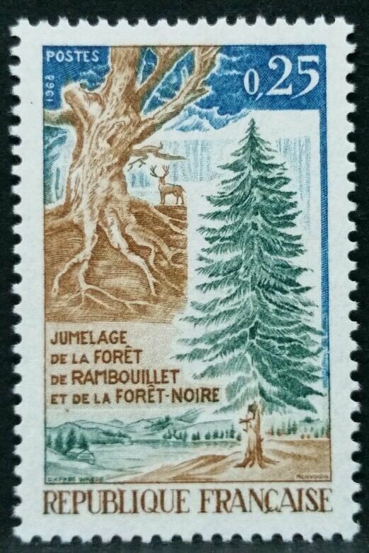 1968 FRANCIA FORESTA NERA MNH ** RF03