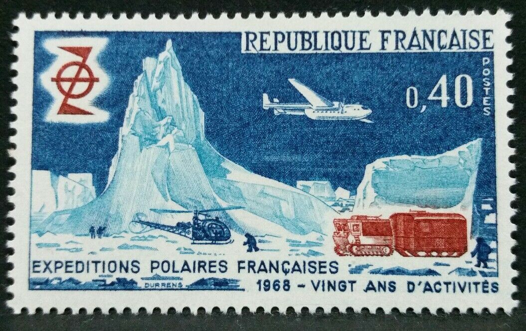 1968 FRANCIA SPEDIZIONI POLARI MNH ** RF03