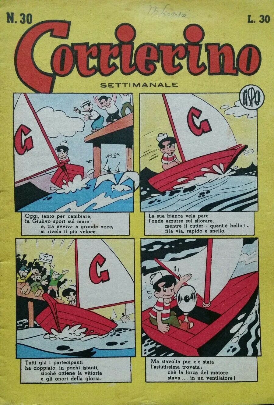 CORRIERINO UISPER N.30 24.7.55