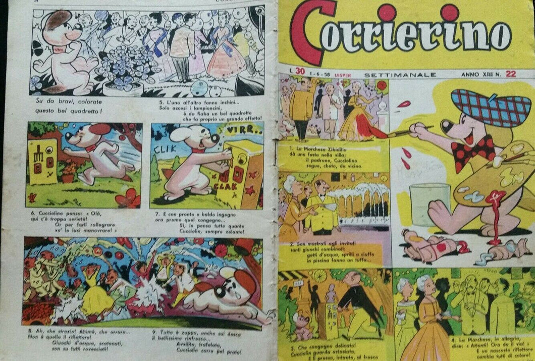 CORRIERINO UISPER N.22 1.6.58