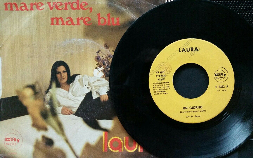 LAURA UN GIORNO/MARE VERDE MARE BLU 45RPM 7