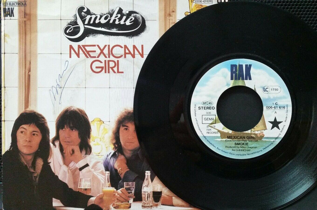 SMOKIE MEXICAN GIRL/YOU TOOK ME BY SURPRISE 45RPM 7