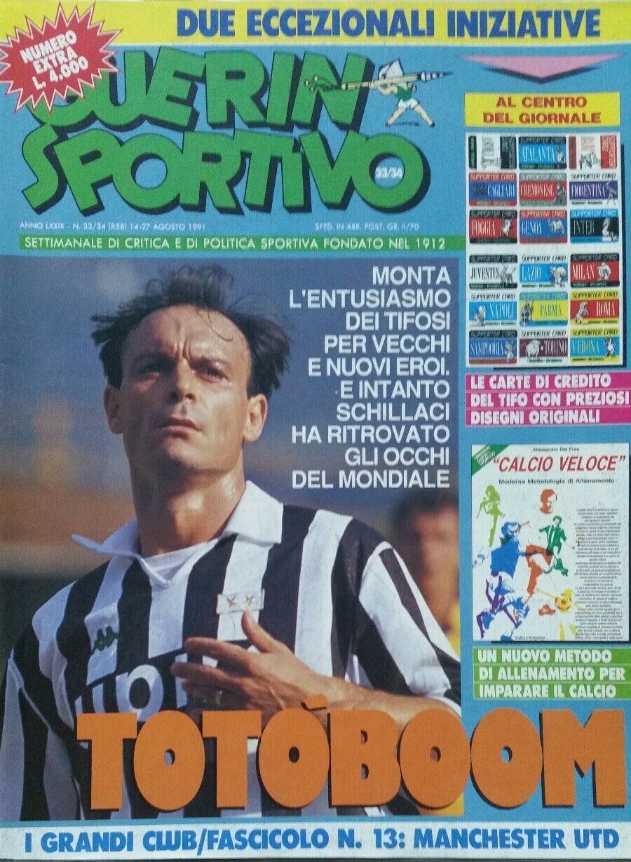 GUERIN SPORTIVO N.33/34 1991 CON POSTER