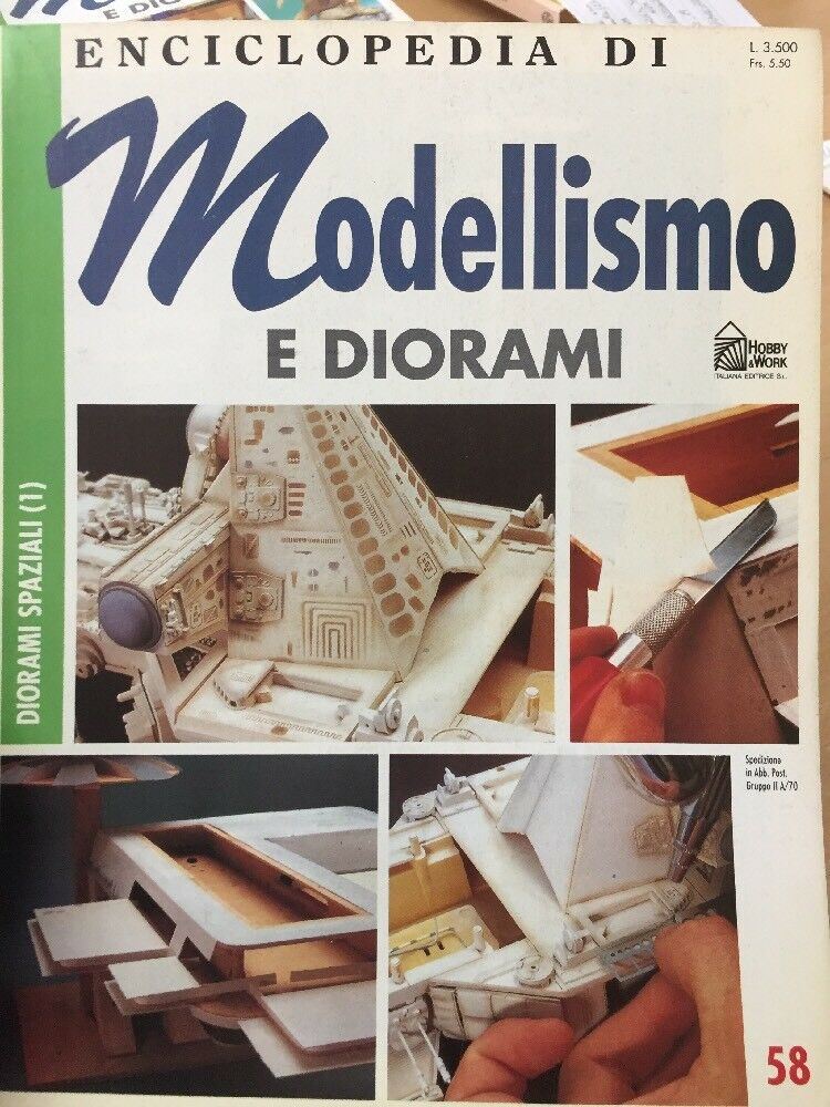 ENCICLOPEDIA DI MODELLISMO E DIORAMI N.58 DIORAMI SPAZIALI 1