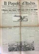 Carica l&#39;immagine nel visualizzatore di Gallery, IL POPOLO D’ITALIA N.69 21 Marzo 1935
