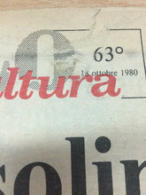Carica l&#39;immagine nel visualizzatore di Gallery, SECOLO CULTURA 18.10.80 MUSSOLINI E LA CULTURA
