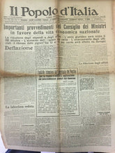 Carica l&#39;immagine nel visualizzatore di Gallery, IL POPOLO D’ITALIA N.90 15.4.1934
