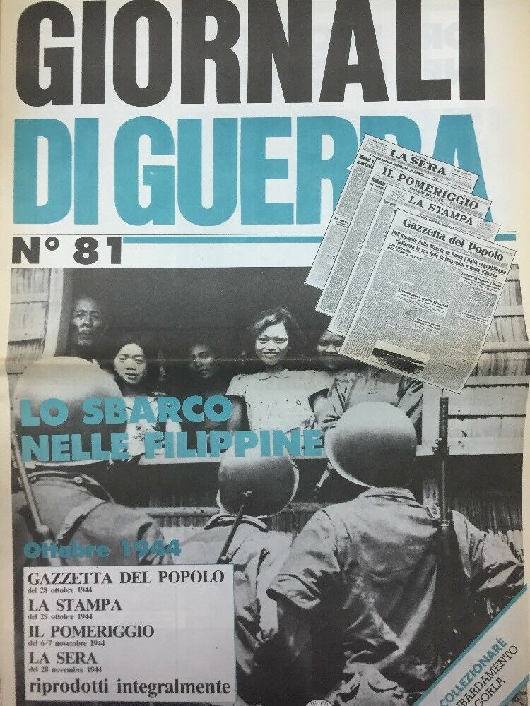 GIORNALI DI GUERRA N.81 LO SBARCO NELLE FILIPPINE