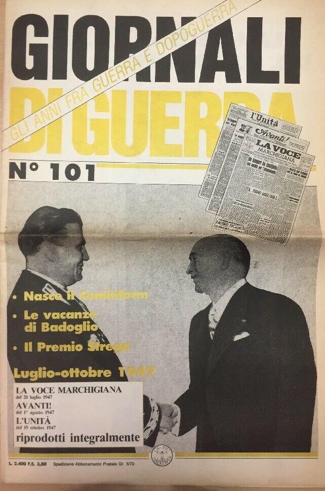 GIORNALI DI GUERRA N.101 Nasce Il Cominform