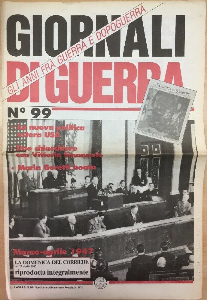 GIORNALI DI GUERRA N.99 LA NUOVA POLITICA ESTERA USA
