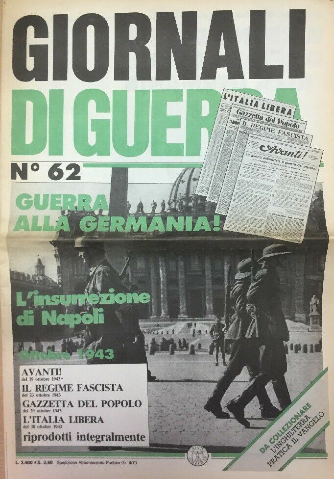 GIORNALI DI GUERRA N.62 GUERRA ALLA GERMANIA