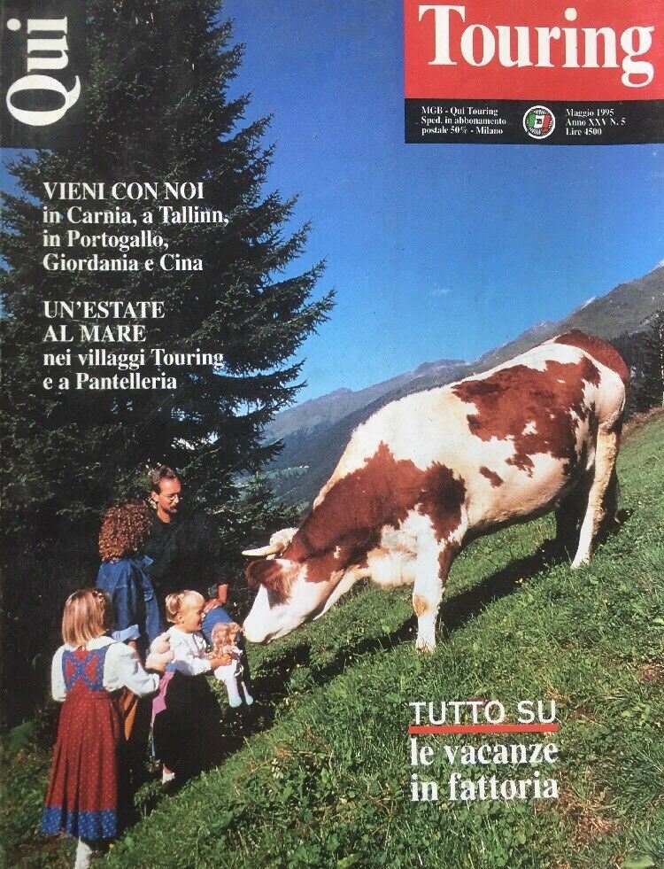 QUI TOURING MAGGIO 1995 Carina Tallin Portogallo Giordania Cina Pantelleria