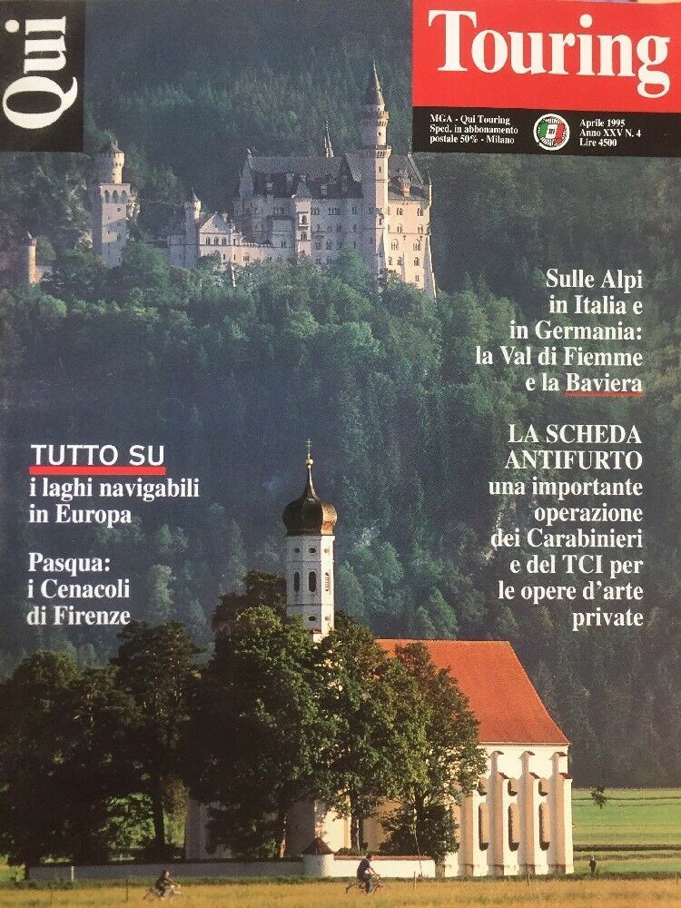 QUI TOURING APRILE 1995 VAL DI FIRMME BAVIERA FIRENZE