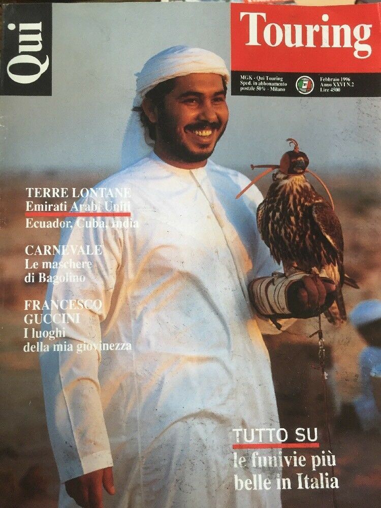 QUI TOURING FEBBRAIO 1996 Emirati Arabi Ecuador Cuba India Bagolino
