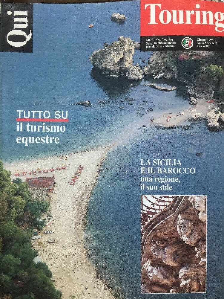 QUI TOURING GIUGNO 1995 SICILIA E IL BAROCCO