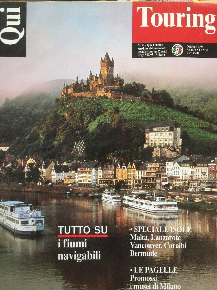 QUI TOURING OTTOBRE 1996 Malta Lanzarote Vancouver Caraibi Bermude