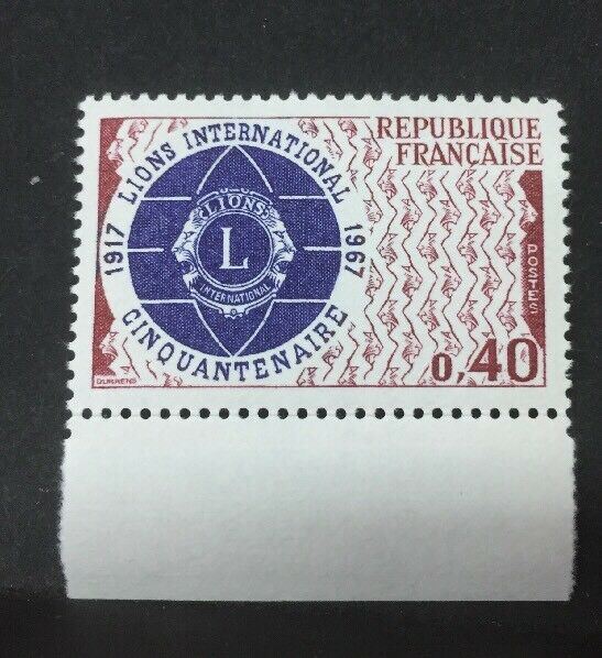 1967 FRANCIA LIONS CLUB MNH** RF03