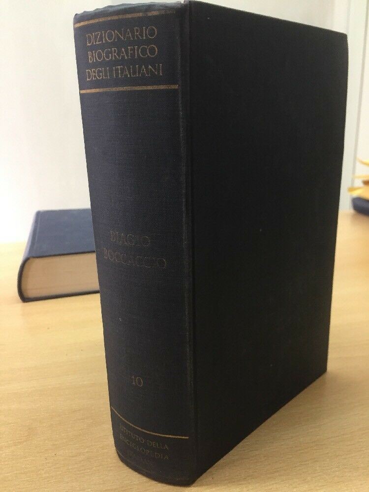 DIZIONARIO BIOGRAFICO DEGLI ITALIANI VOL.10 BIAGIO/BOCCACCIO
