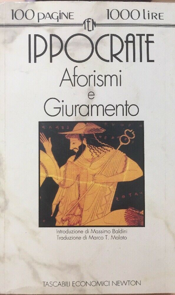 Aforismi e giuramento IPPOCRATE T102