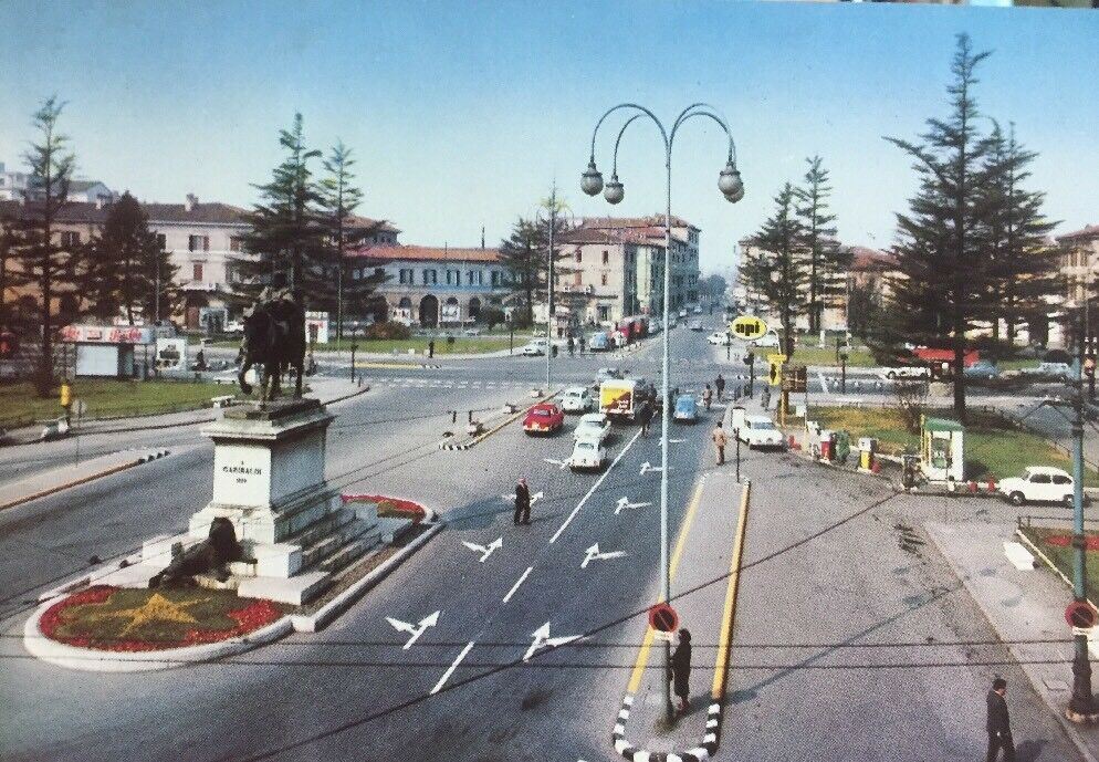 CARTOLINA BRESCIA PIAZZA GARIBALDI 1963 BC05