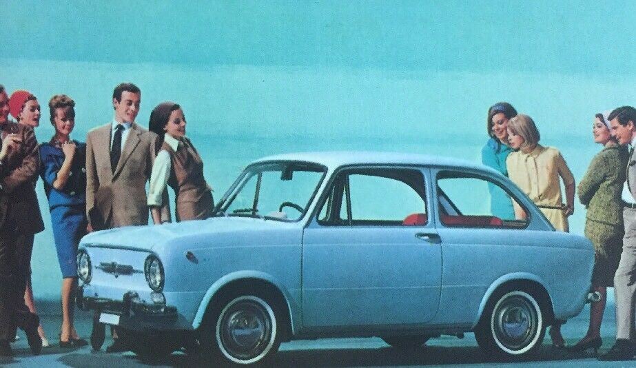 CARTOLINA FIAT 850 Ripr. BC05