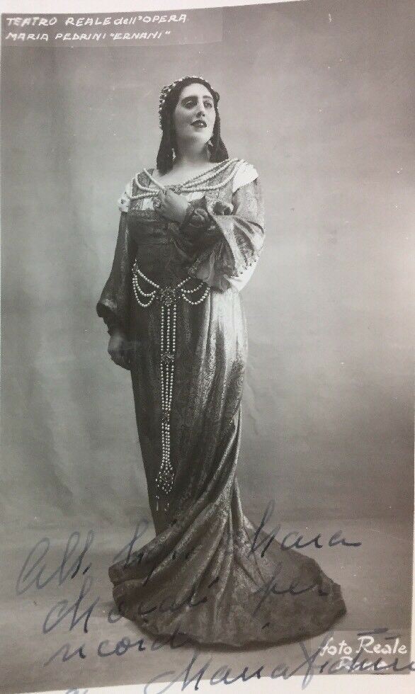 MARIA PEDRINI  FOTO CON AUTOGRAFO 1941